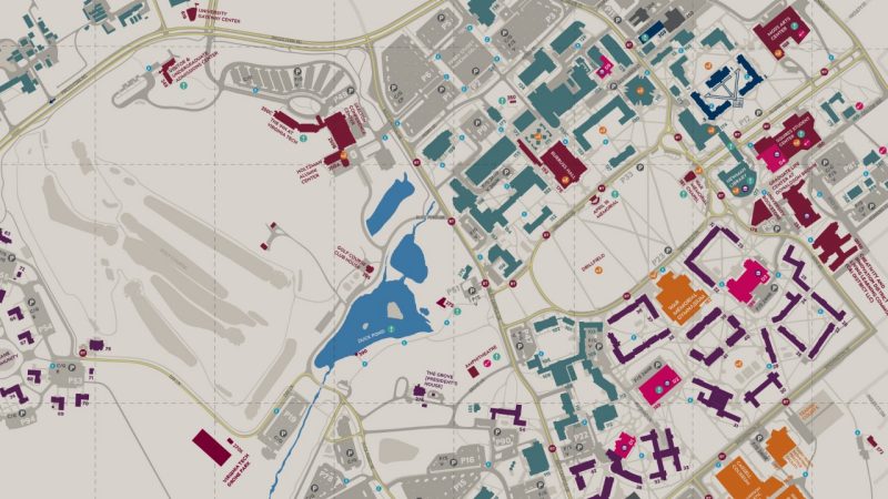 Virginia Tech Campus Map